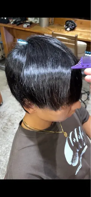 ショート sunc所属・安野 碧のヘアスタイル