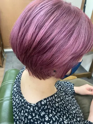 ショート 永沼 真依のヘアスタイル