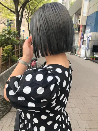 ショート カラー ボブ/ミニボブ/ 立河今日子のヘアスタイル