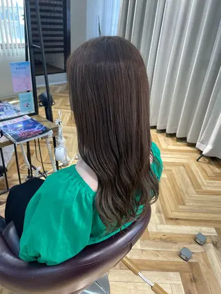 ロング カラー 透明感カラー×ヘア アレンジ🪽しおりのヘアスタイル