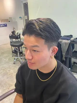 ショート メンズ パーマ特化/フェザー パーマシャドウ/真生のヘアスタイル