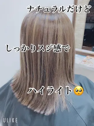 ミディアム カラー エイミーフセ所属・【eimee】 店長✂️TAKUMAのヘアスタイル