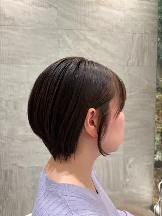 ショート Cloe 銀座 【クロエ ギンザ】所属・ハイトーン/暖色 カラー/maoのヘアスタイル