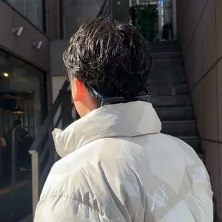 パーマ メンズ 艶カラー×似合わせ カットshihomiのヘアスタイル