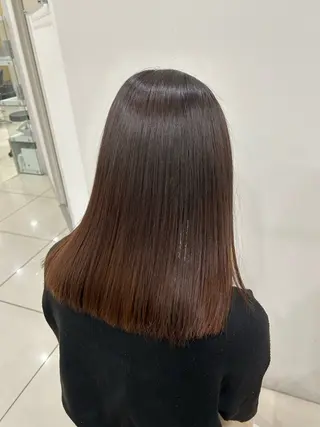 セミロング Happiness王寺所属・髪質改善カラー 🫧萩原のヘアスタイル