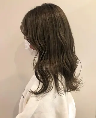 セミロング カラー レイヤー/お顔まわり 暖色カラー🍑Amiのその他イメージ