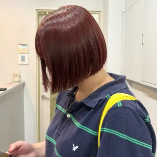 ショート カラー Luce hair所属・篠田 梓♡縮毛矯正/ カットモデル募集中のヘアスタイル