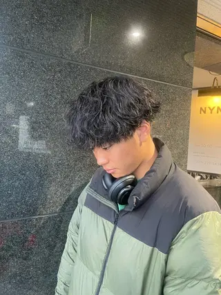 パーマ メンズ 野本光一朗/メンズ/ メンズパーマのヘアスタイル