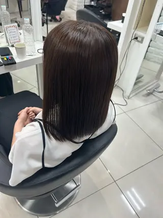ミディアム 【縮毛矯正/レディー スカット】美涼🎀のヘアスタイル