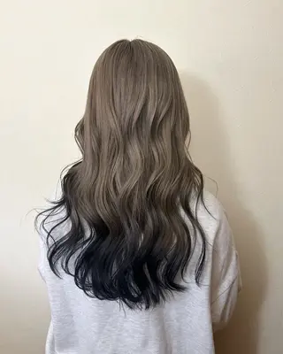 セミロング ︎🤎W color MIYU‎🤎のヘアスタイル
