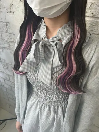 ロング エクステ＆艶カラー 🎀YURINA🎀のヘアスタイル