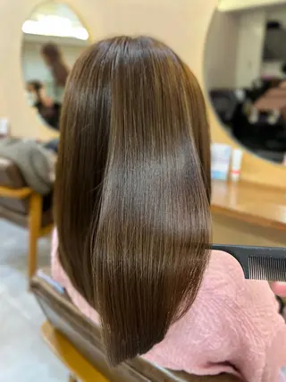 ミディアム フルールbyリトル所属・✨美髪矯正・髪質改善 特化✨CHIKA✨のヘアスタイル