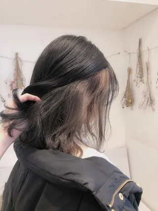 ミディアム カラー はだゆうき @hadadan08のヘアスタイル