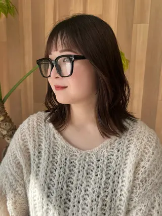 ミディアム 駒場 まといのヘアスタイル