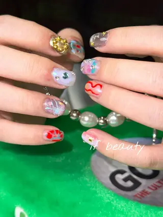 ネイル if Hair＆Nail Salon所属・IKA /海外ネイル /個性派/ワンホンのネイルデザイン