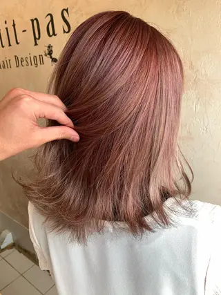 セミロング カラー 水戸内原🐜 メンズ郡司裕紀のヘアスタイル