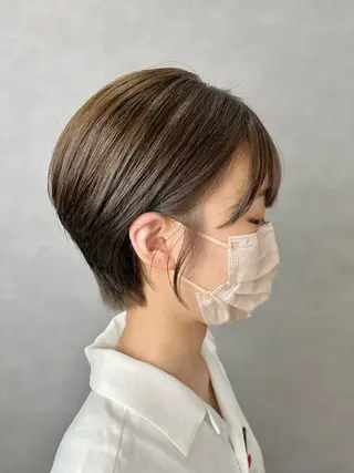 ショート カラー ブリーチ/髪質改善 Norikaのヘアスタイル