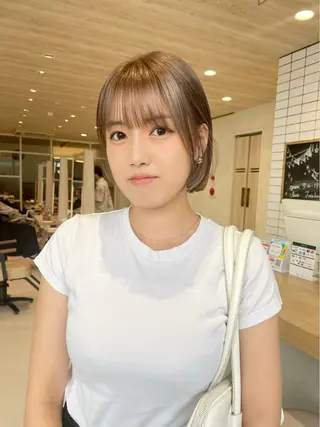 ミディアム カラー haru/レイヤー/ ウルフのヘアスタイル