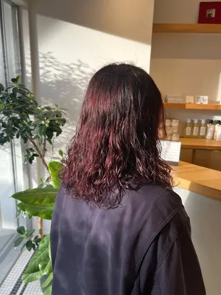 セミロング パーマ/名古屋パーマ / コデラ ナナホのヘアスタイル