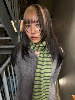 ロング カラー yuuna/ ハッシュカット🎀のヘアスタイル