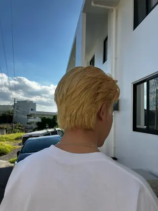 ショート カラー スタイルボーン所属・佐藤 海舟のヘアスタイル