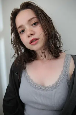 ショート カラー パーマ 山下 直人のヘアスタイル