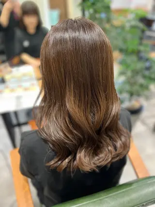 ロング カラー 韓国風レイヤー ∕ 大隣 里桜のヘアスタイル