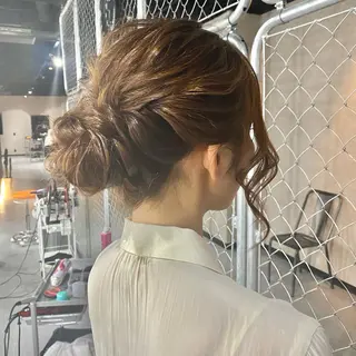 ロング ヘアアレンジ KISS SWAN所属・大天使 まいめろのヘアスタイル