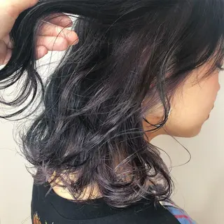 ミディアム sano sayakaのヘアスタイル