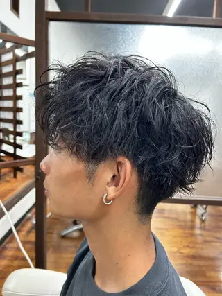 ショート パーマ メンズ 後藤 暢己のヘアスタイル
