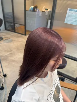 ミディアム カラー La fith hair ami 高知2号店所属・⭐️La fith hair 谷脇怜⭐️のヘアスタイル