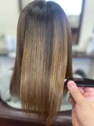 ミディアム 田中 就のヘアスタイル
