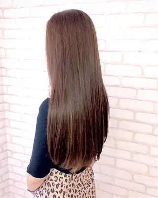 ロング アビリタ 警固のヘアスタイル