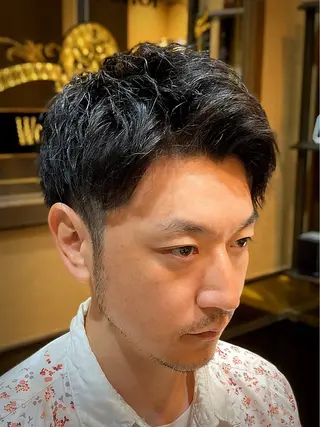 ショート 店長💈山田竜太 BARBERのヘアスタイル