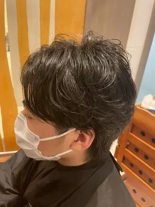 パーマ メンズ 波巻き/ツイスパ/ メンズ特化🐺米山歩のヘアスタイル