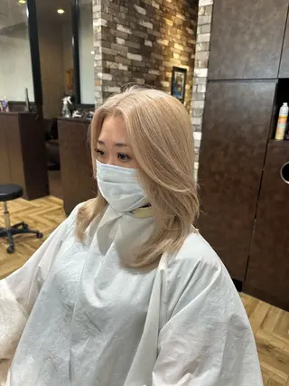 セミロング arl 豊田店アシスタントのヘアスタイル