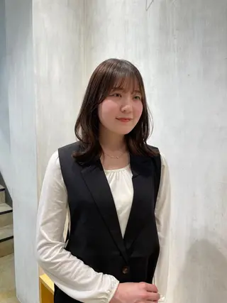 セミロング yearn所属・naho✂︎bob/ layerのヘアスタイル