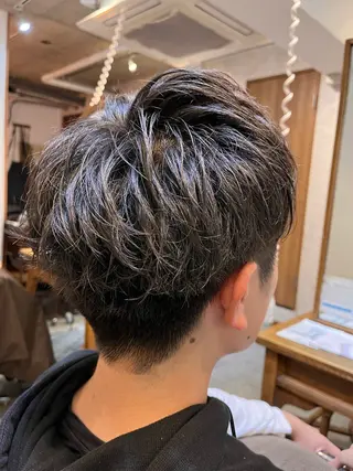 ショート メンズ Hair relaxation drop大森所属・佐藤槙哉 サトウシンヤのヘアスタイル