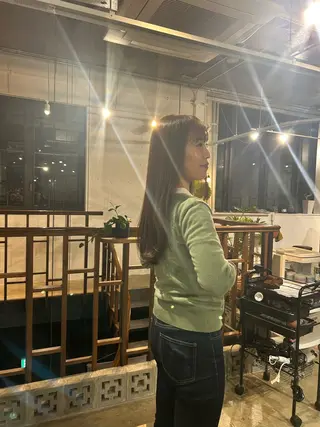 ロング レイヤーカット/髪質 改善✨/藤田侑花のヘアスタイル