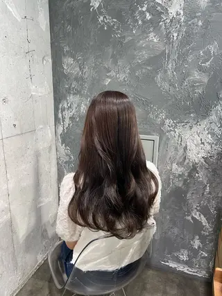 カラー 🤍韓国ヘア🤍透明 感ベージュ/まりんのヘアスタイル