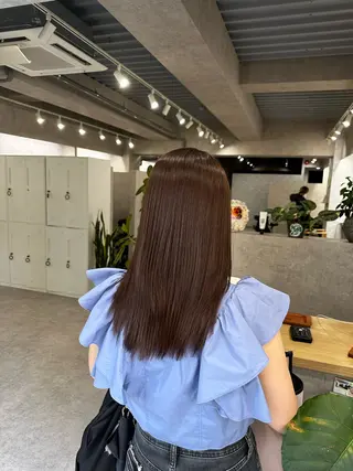 セミロング カラー libelle所属・✨️美髪✨️透明感 カラー✨️大泉翔のヘアスタイル