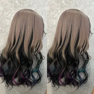 ロング 🍒しの🍒 透明感カラー/カットのヘアスタイル