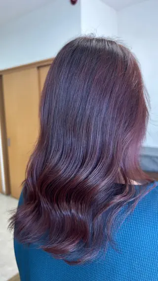 セミロング ❄️艶カラー/レイヤ ー/ボブ/mao❄️のヘアスタイル