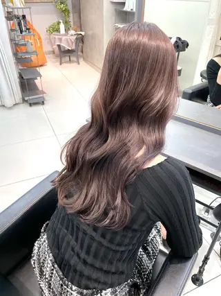 ロング レイヤー×ツヤカラー 渋谷/kougaのヘアスタイル