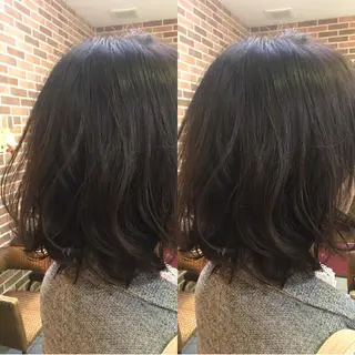 ミディアム パーマ Blossom大塚 ディレクター永野のヘアスタイル