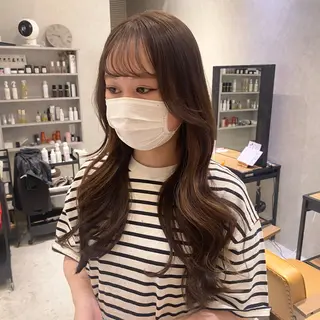 ロング Natsuki/韓国 ボブ/レイヤーカットのヘアスタイル