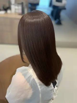ロング 髪質改善/縮毛/トリ ートメント/平野広大のヘアスタイル
