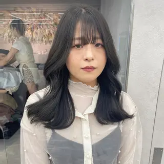 カラー 韓国ヘア/レイヤー Londエレンのヘアスタイル
