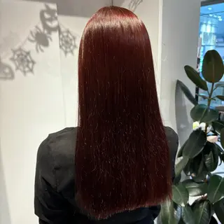 ロング カラー りあの🎀 /暖色カラー🍒のヘアスタイル