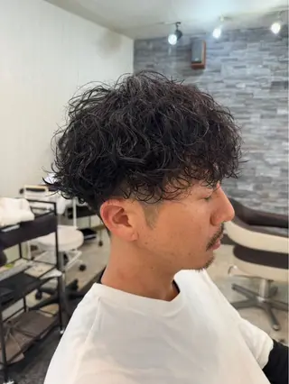 パーマ メンズ 平井 沙希のヘアスタイル